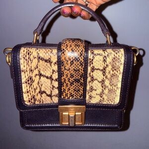 MCM Black and yellow Mini Bag